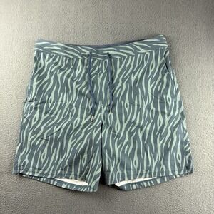 Fair Harbor Shorts Men's 2XL Green Camo Lined Athletic Drawstring Hybrid Swim